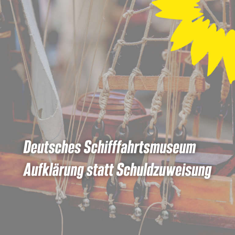 Deutsches Schifffahrtsmuseum. Aufklärung statt Schuldzuweisungen