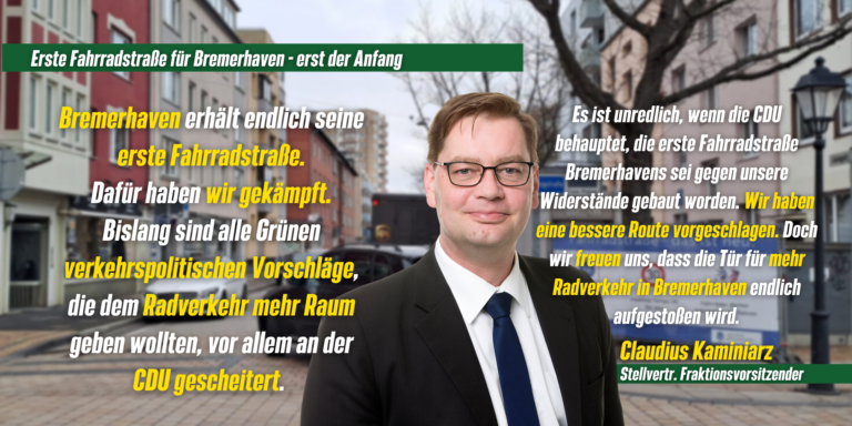 GRÜNE PP erfreut: CDU entdeckt den Radverkehr