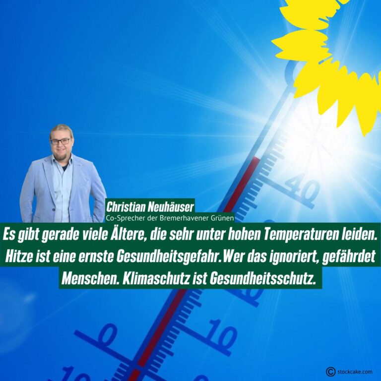 Mehr Grün, weniger Flächenversiegelung –Bremerhavener Grüne fordern mehr Anstrengungen bei Klimaanpassungen