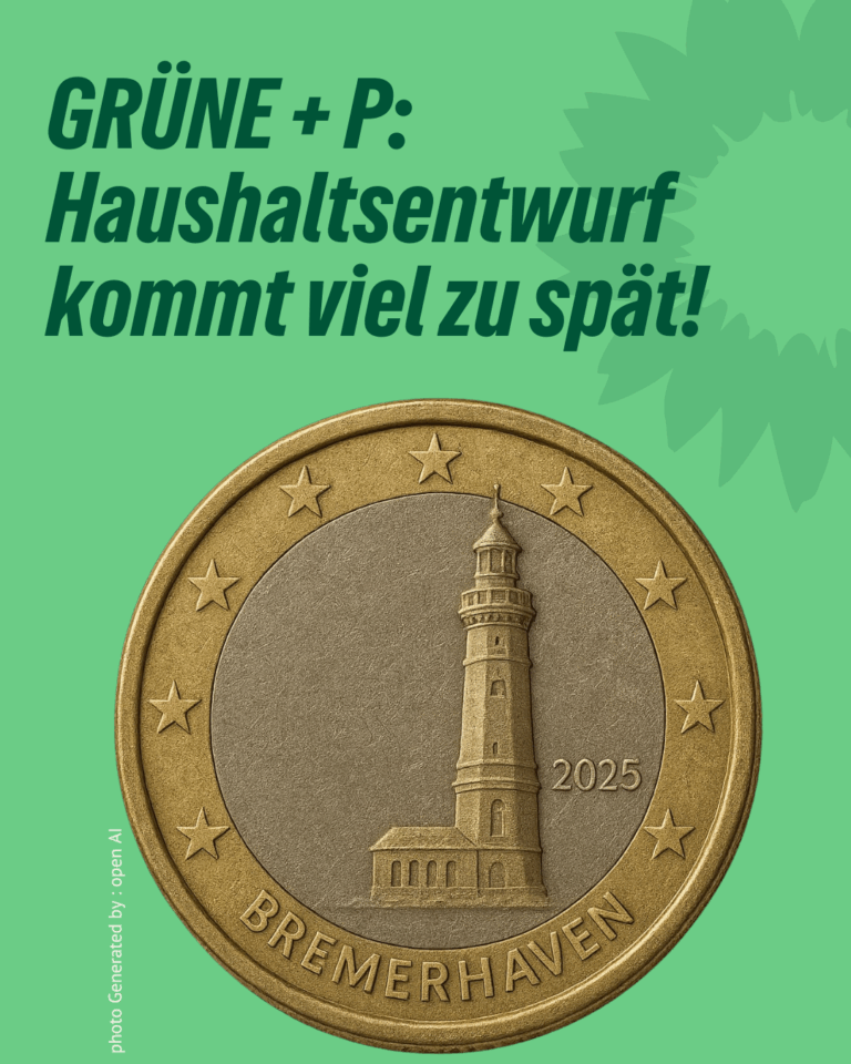 GRÜNE + P: Haushaltsentwurf kommt viel zu spät!