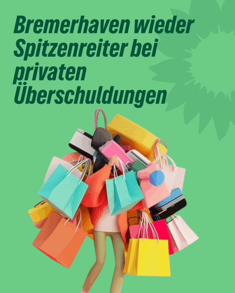 Und täglich grüßt das Murmeltier!  Bremerhaven wieder Spitzenreiter bei privaten Überschuldungen
