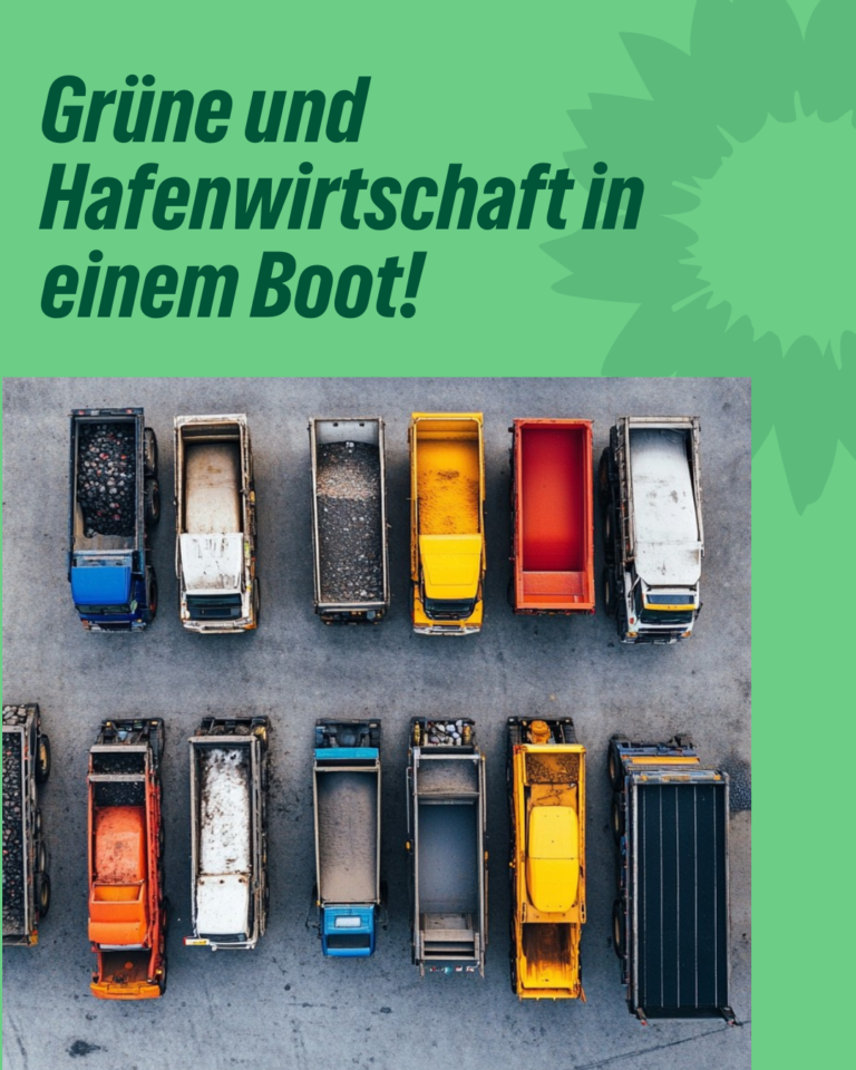 Grüne und Hafenwirtschaft in einem Boot!