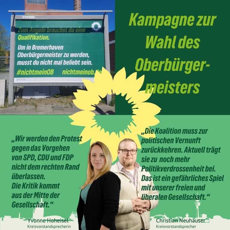 Grüne starten Kampagne zur Oberbürgermeisterwahl